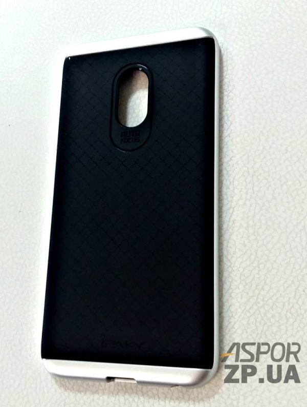 Накладка iPaky TPU + PC для Meizu Pro 6- чорний з сріблом