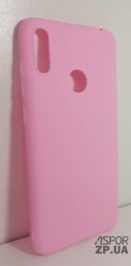 Накладка TPU Soft case для Huawei Y7 2019- рожевий