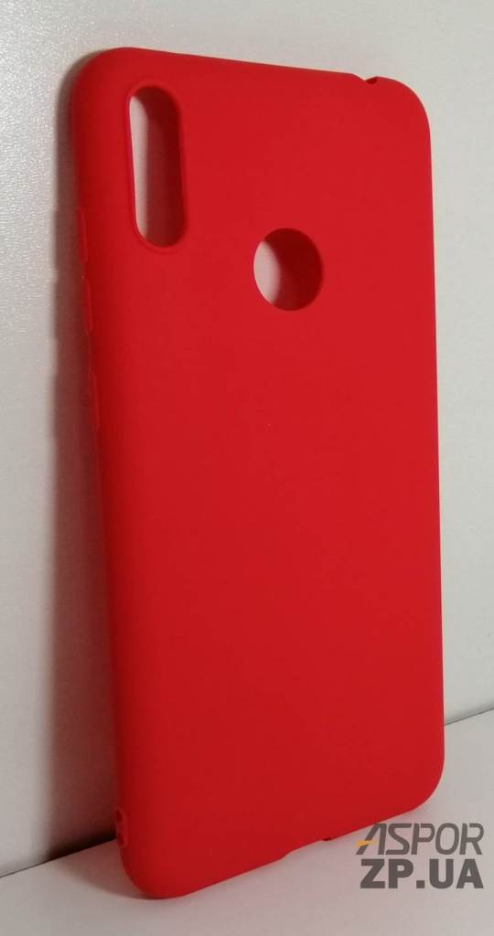 Накладка TPU Soft case для Huawei Y7 2019- червоний