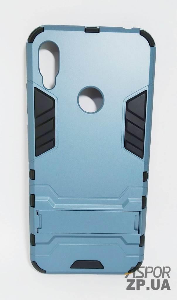 Протиударний чохол Armor Case для Huawei Y6 Prime 2019/Honor 8A- темно- синій