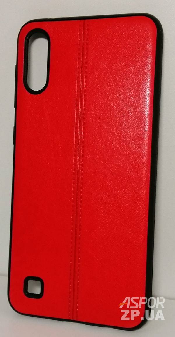 Накладка Fashion Leather Case для Samsung A10/A105- червоний