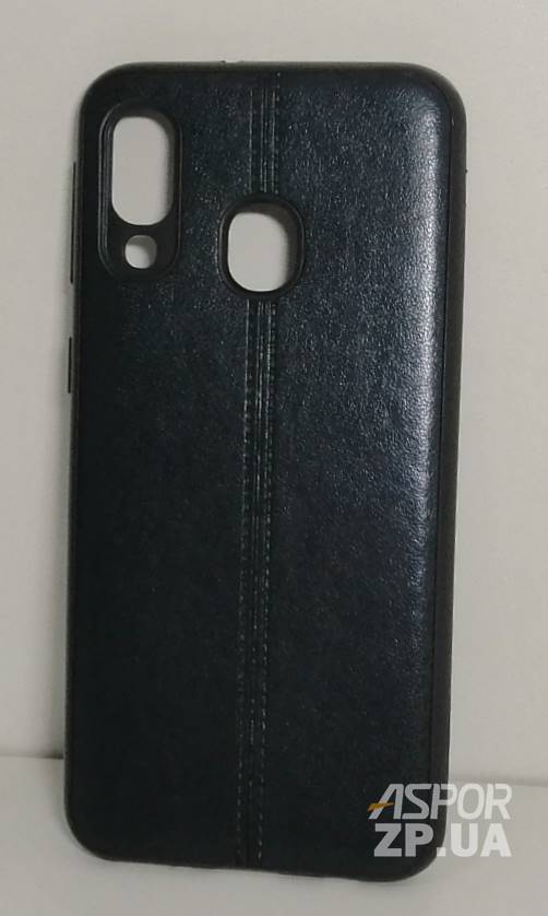 Накладка Fashion Leather Case для Samsung A40/A405- синій
