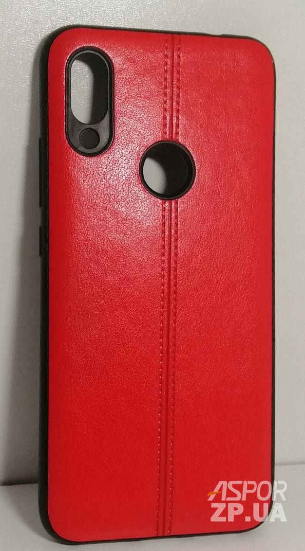 Накладка Fashion Leather Case для Xiaomi Redmi 7- червоний