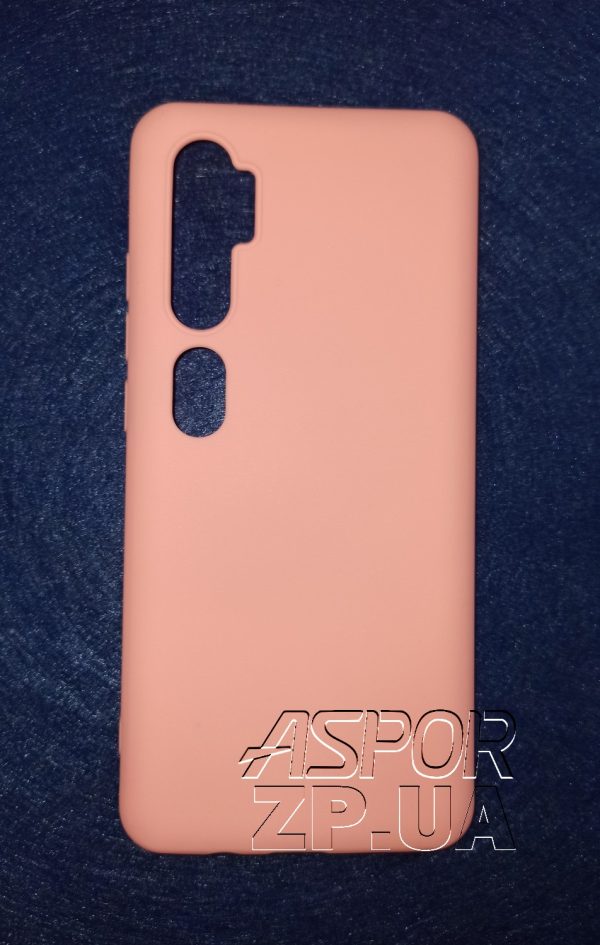 Накладка TPU Soft для Xiaomi Mi Note 10- рожевий