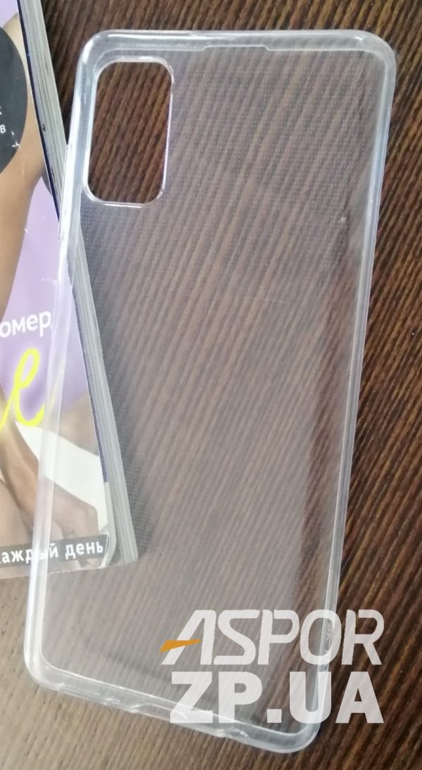Накладка TPU Transparent для Samsung A41/A415- прозорий