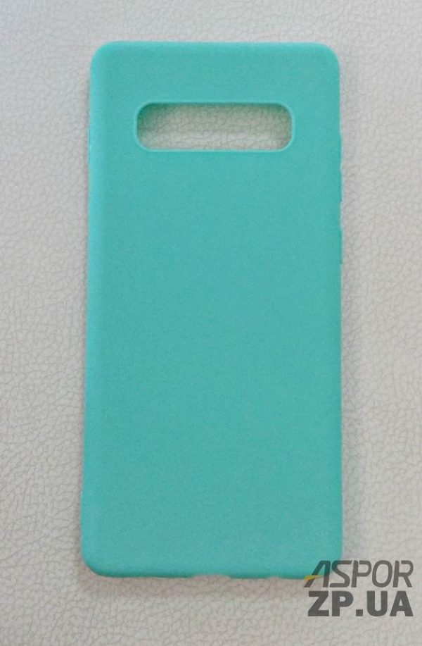Накладка SMTT для Samsung S10 Plus- бірюзовий