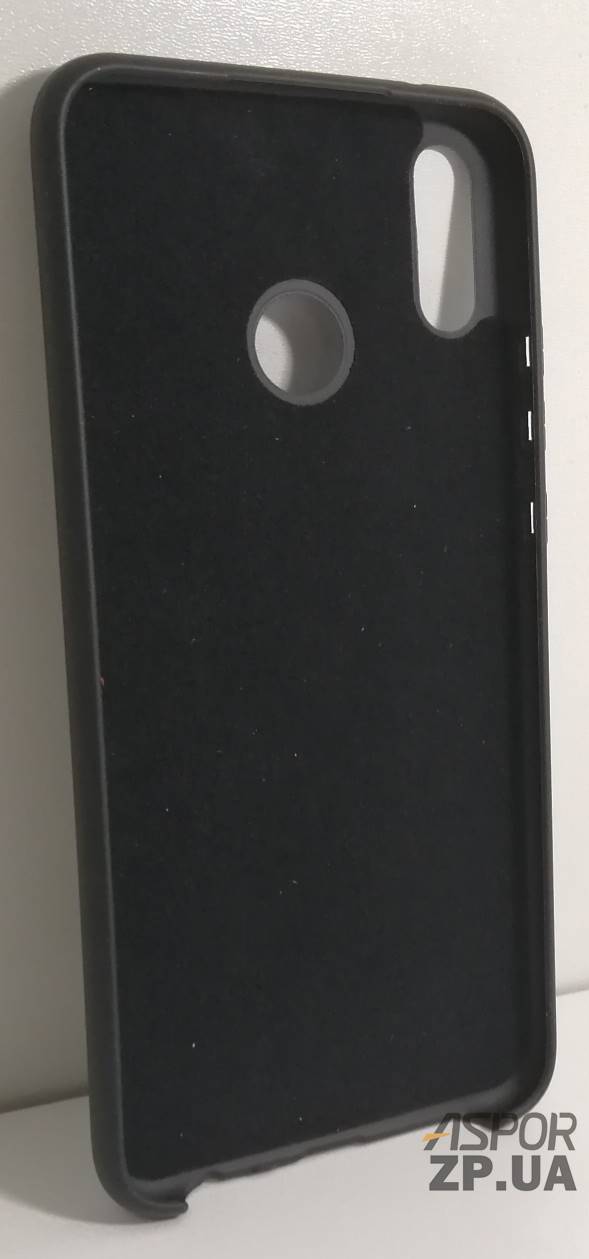 Накладка (з мікрофіброю) Silk No Brand для Huawei Y9 2019- чорний — изображение 2