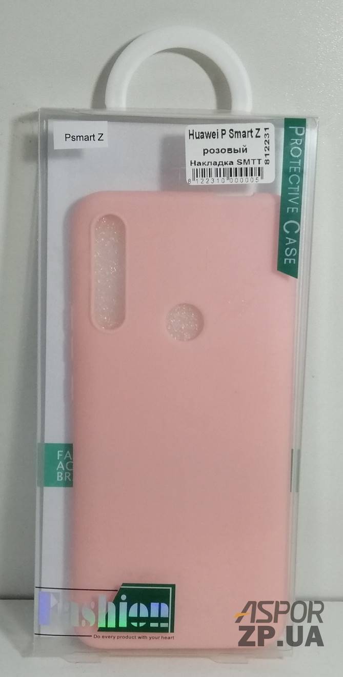 Накладка SMTT Soft Touch для Huawei P Smart Z- рожевий