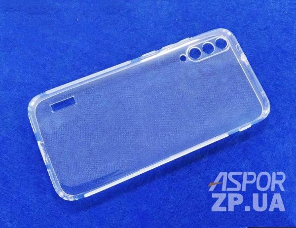 Накладка VIP з заглушками для Xiaomi Mi A3/CC9e- прозорий
