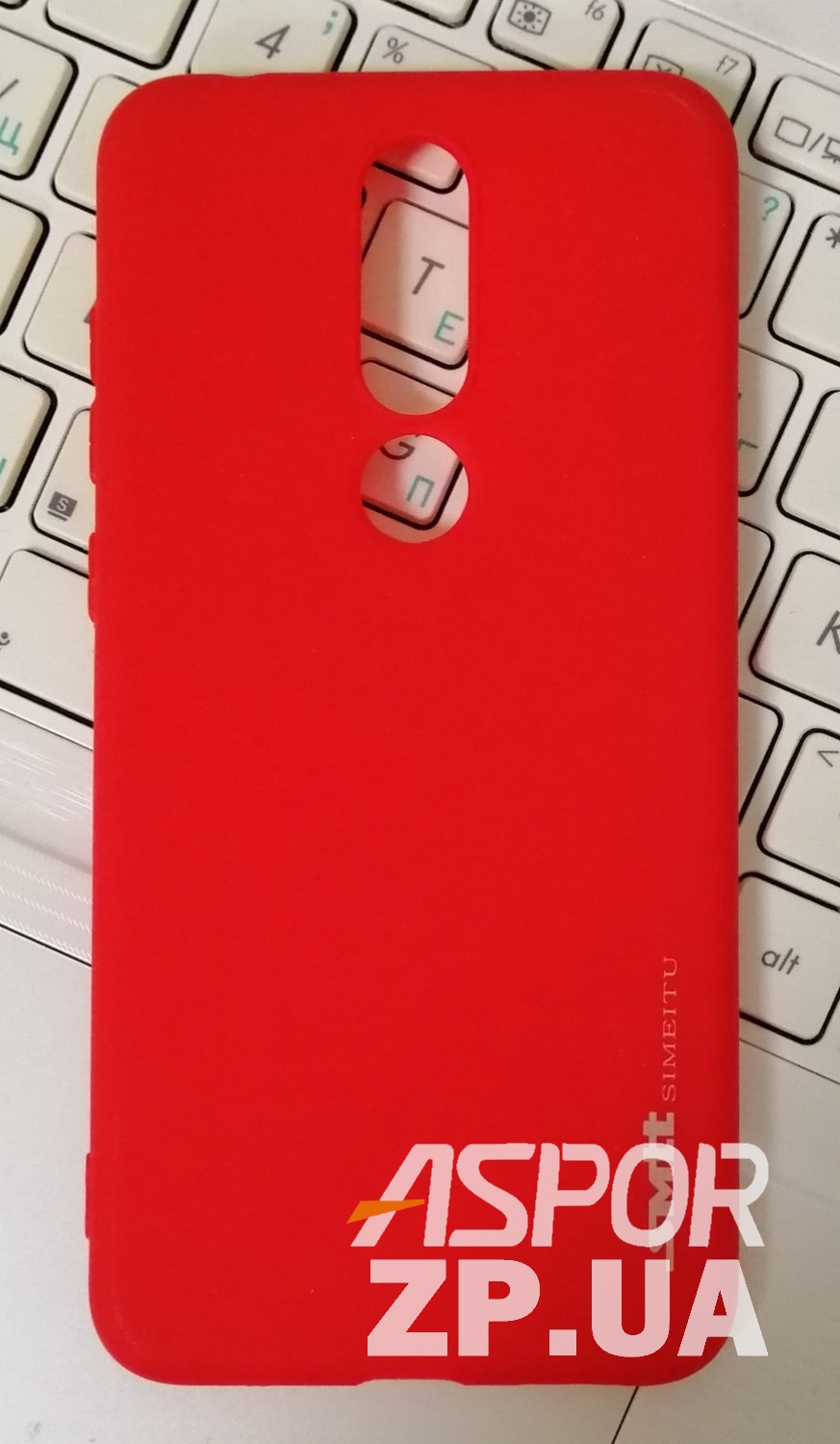Накладка гумова SMTT для Nokia 5.1 Plus- червоний — изображение 2