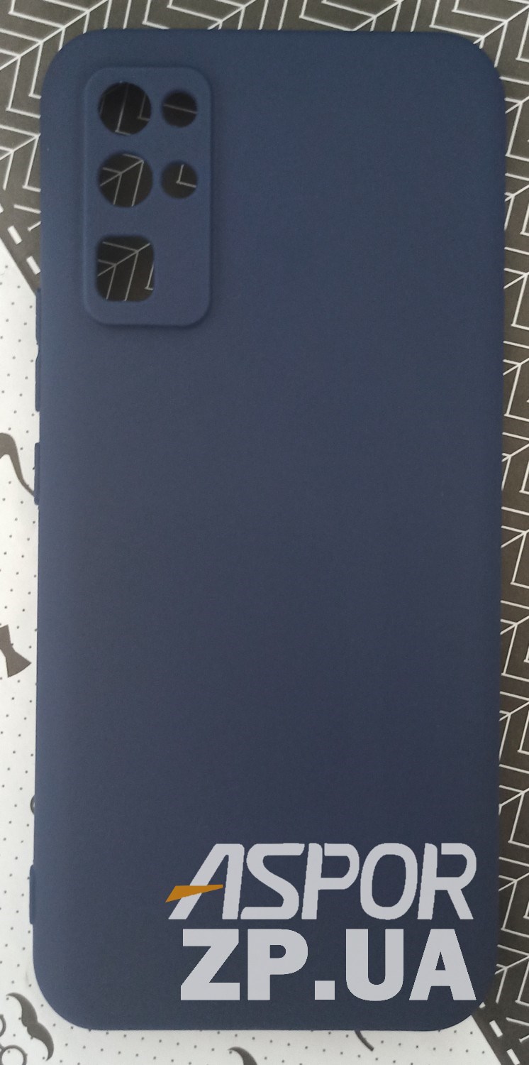 Накладка SMTT Soft Touch для Huawei Honor 30 в тех. упаковці- синій