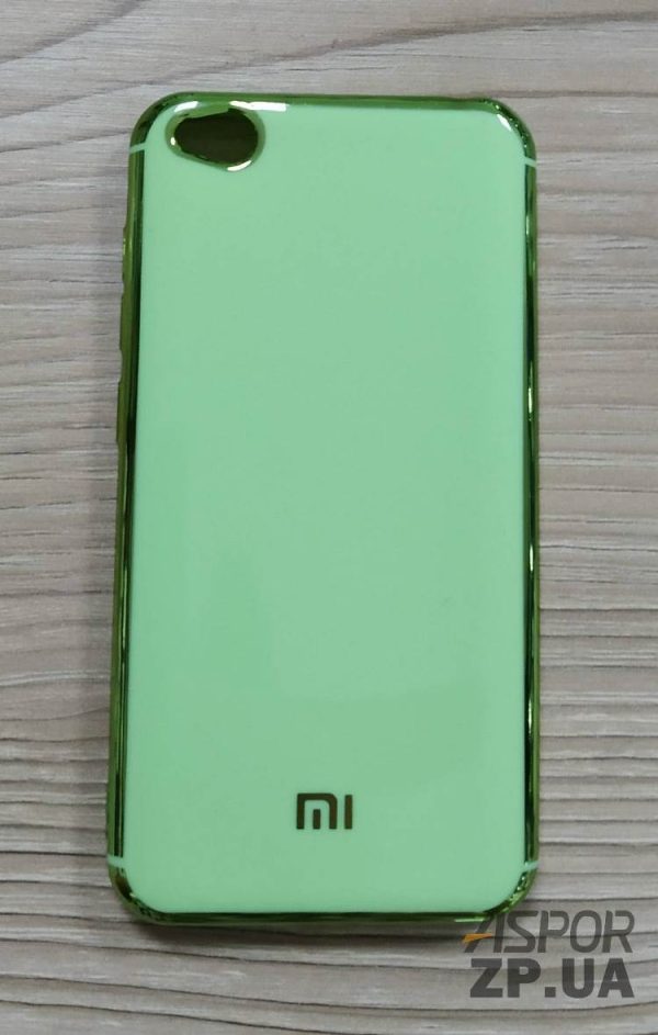 Накладка кольорова з окантовкою для Xiaomi Redmi Go- зелений