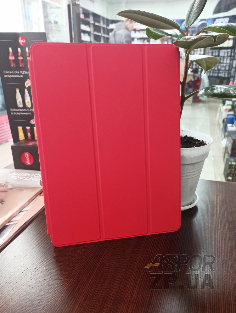 Чохол-книжка (оригінал) шкіряний для планшета iPad Pro 12.9`- червоний