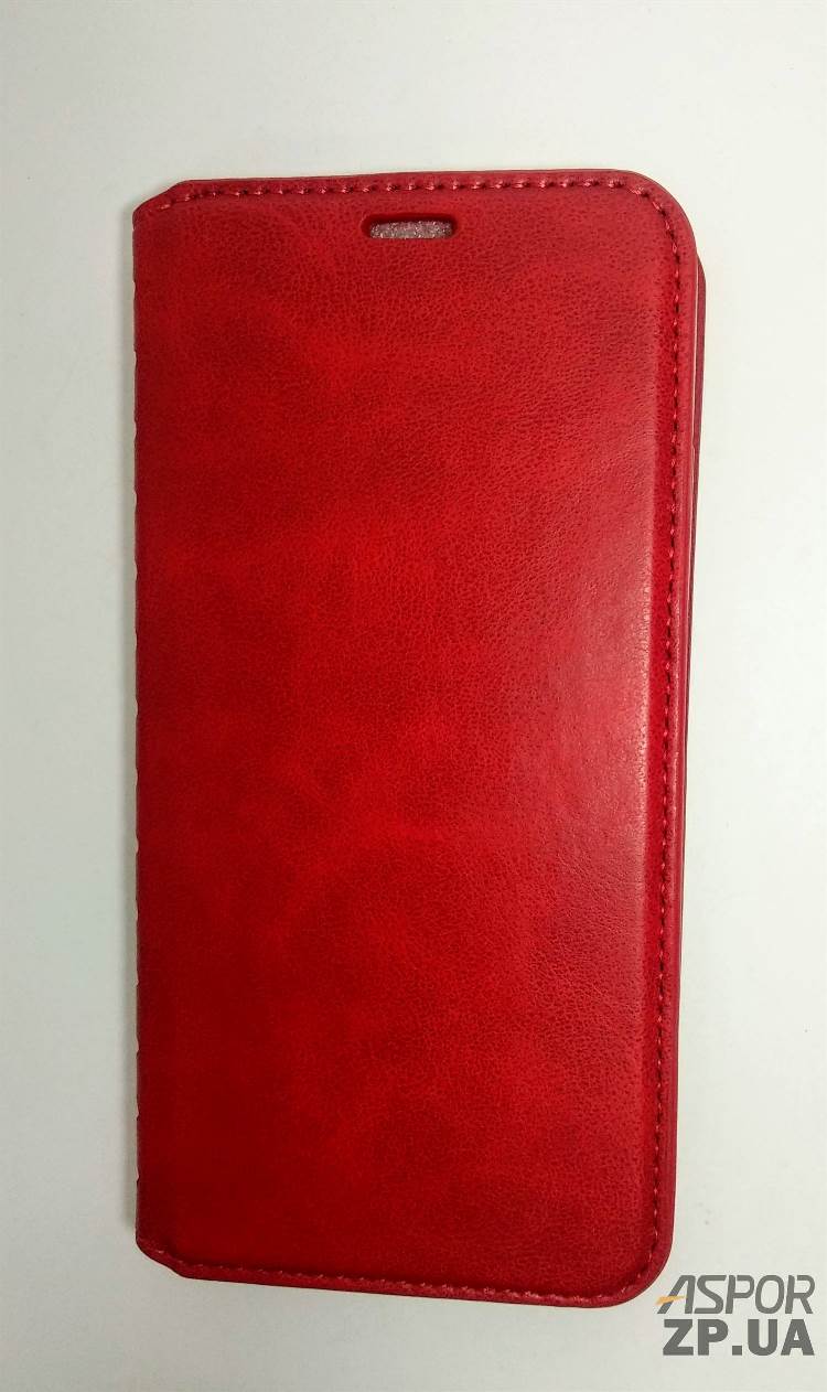 Чохол-книжка Leather Folio для Xiaomi Mi 8 SE- червоний