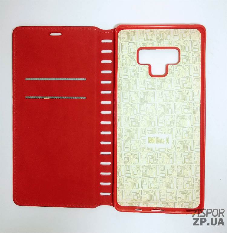 Чохол-книжка Leather Folio для Samsung Note 9/N960- червоний — изображение 2