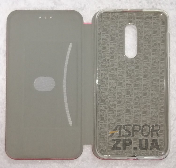 Чохол-книжка Aspor leather для Meizu 16- бордовий — изображение 2