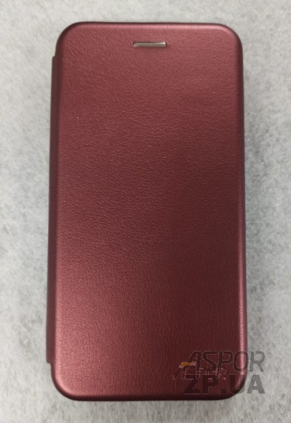 Чохол-книжка Aspor leather для Samsung A8 Plus 2018/A730- бордовий