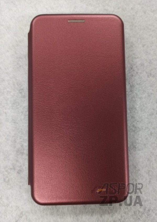 Чохол-книжка Aspor leather для Xiaomi Mi 8- бордовий