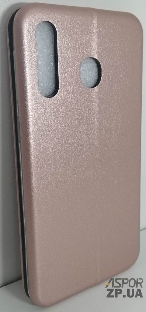 Чохол-книжка Aspor leather для Samsung M30/M305- рожеве золото — изображение 2
