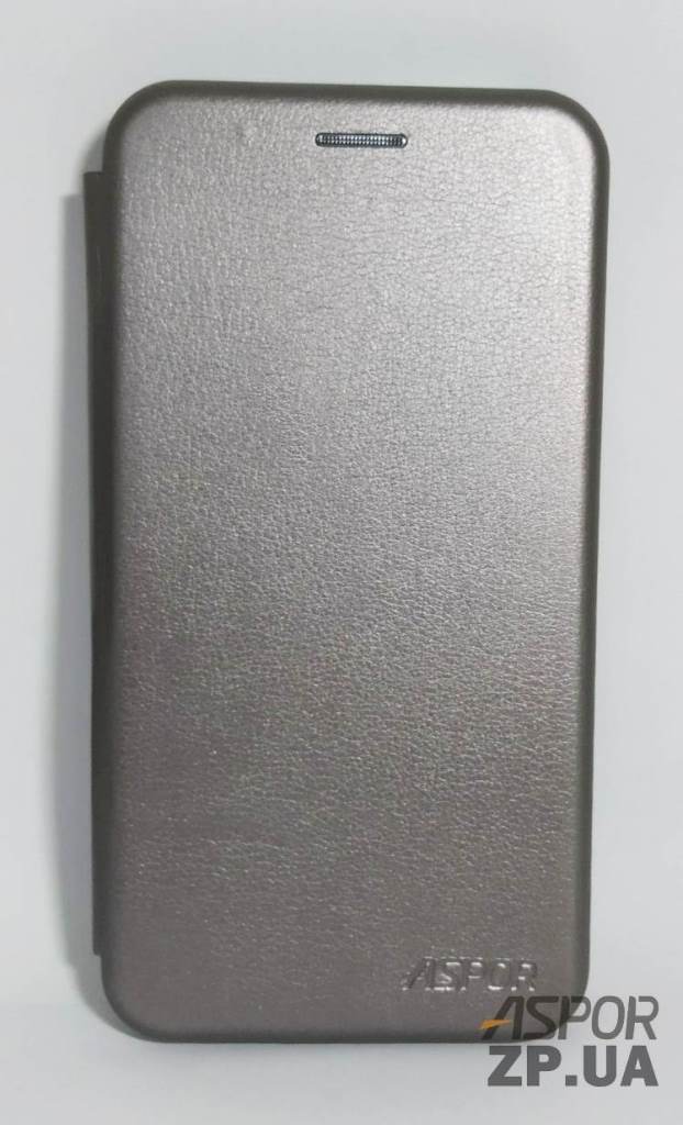 Чохол-книжка Aspor leather для iPhone 11 Pro- графітовий