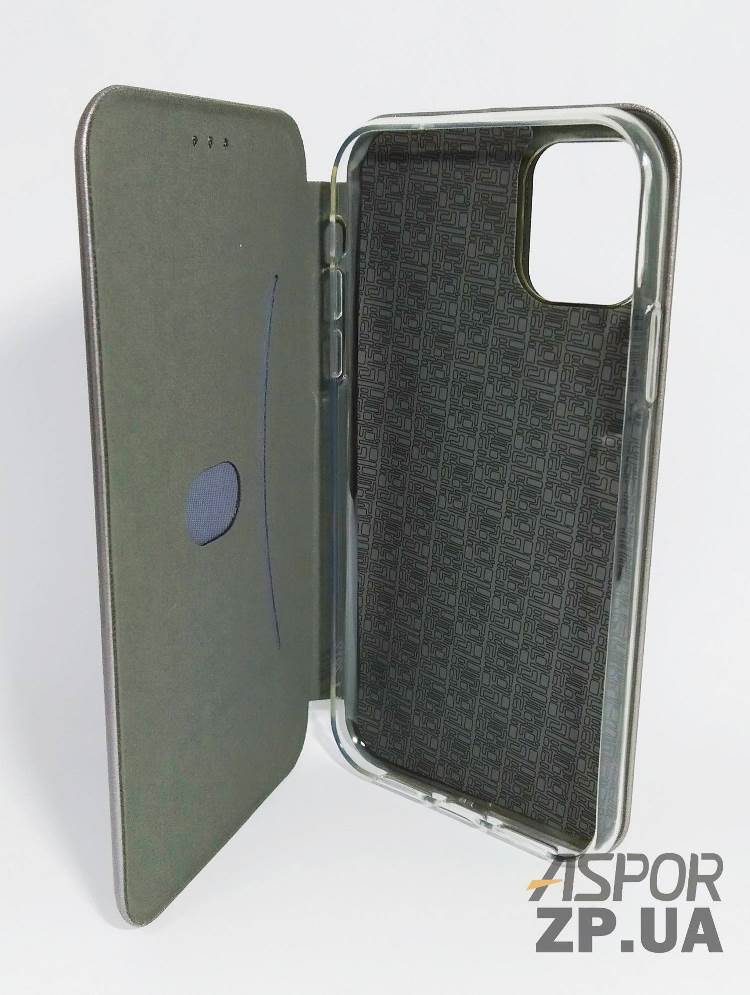 Чохол-книжка Aspor leather для iPhone 11 Pro- графітовий — изображение 2