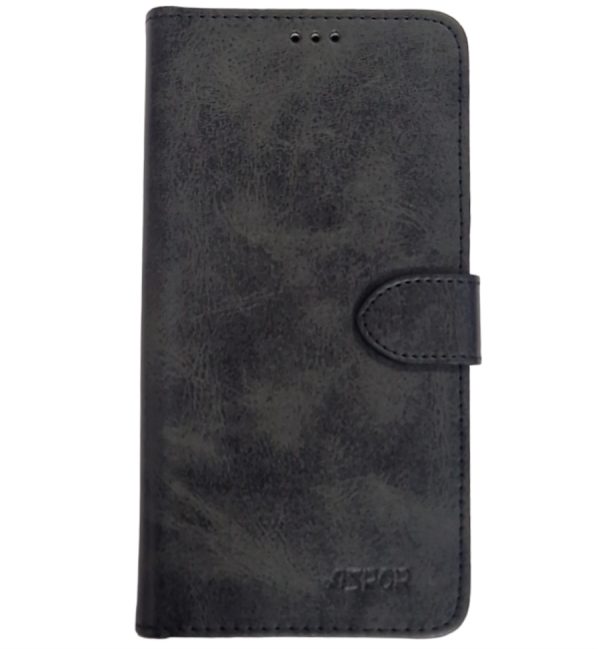 Чохол-книжка Leather Folio New для Xiaomi Redmi A3 (магнітна застібка)- чорний