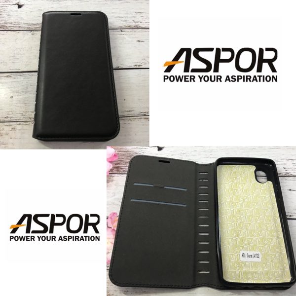 Чохол-книжка Leather Folio для Samsung A01 Core/A013- чорний