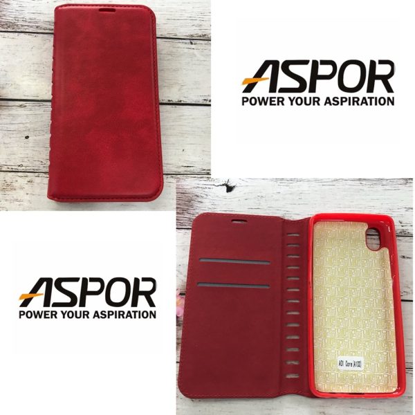 Чохол-книжка Leather Folio для Samsung A01 Core/A013- червоний