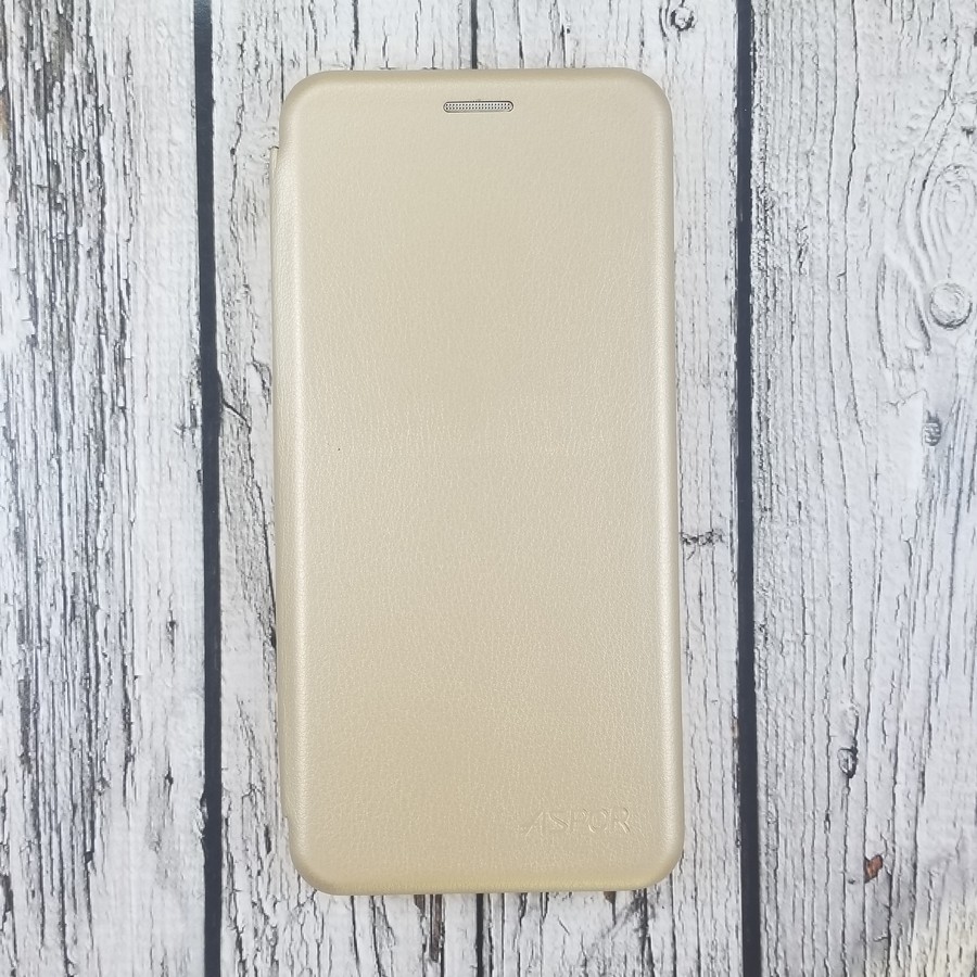 Чохол-книжка Aspor leather 360 для Xiaomi Poco X3- золотий