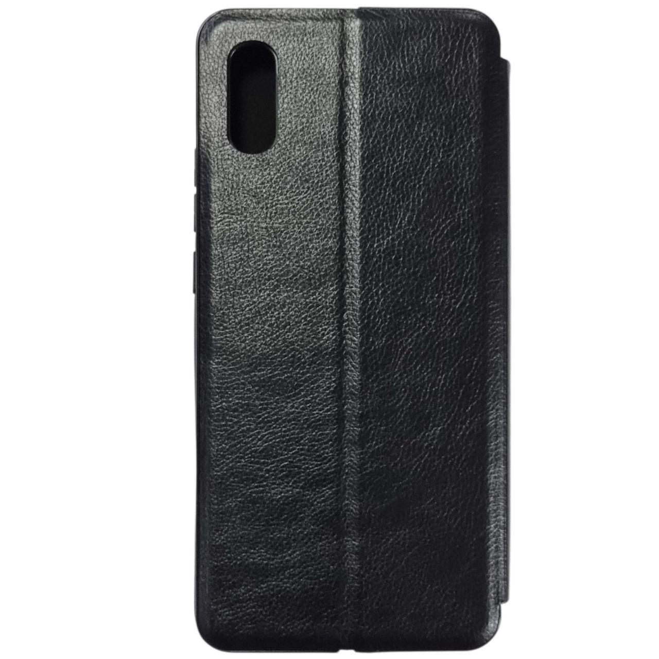 Чохол-книжка Belora шкіряний для Xiaomi Redmi 9A- чорний — изображение 4