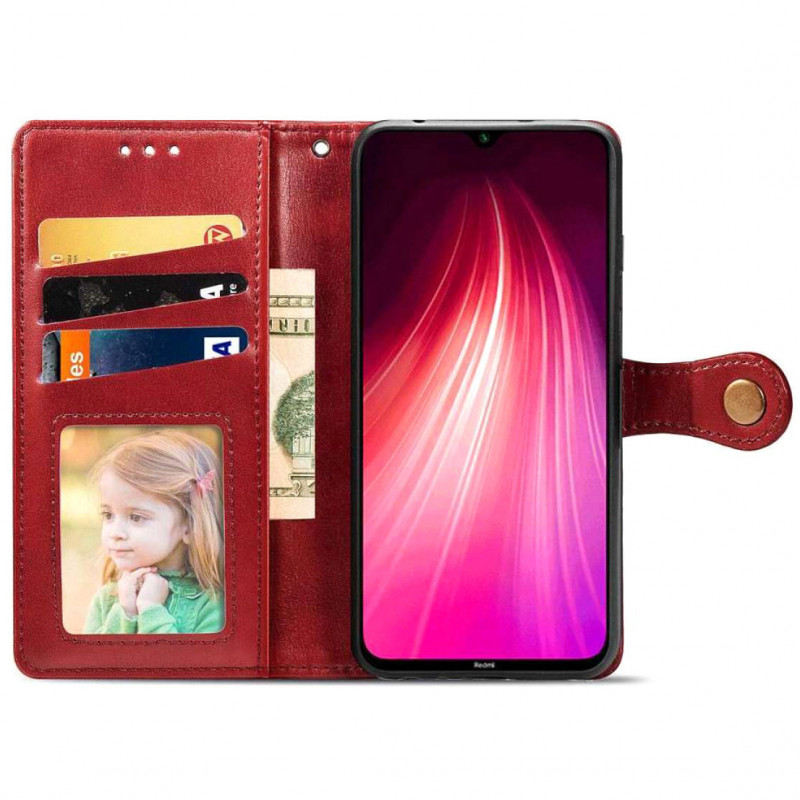 Чохол-книжка GETMAN Gallant шкіряний для Xiaomi Poco X3 Pro / X3- червоний — изображение 2