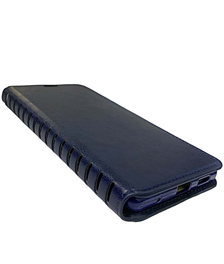Чохол-книжка Leather Folio для Samsung S21 FE- синій — изображение 3