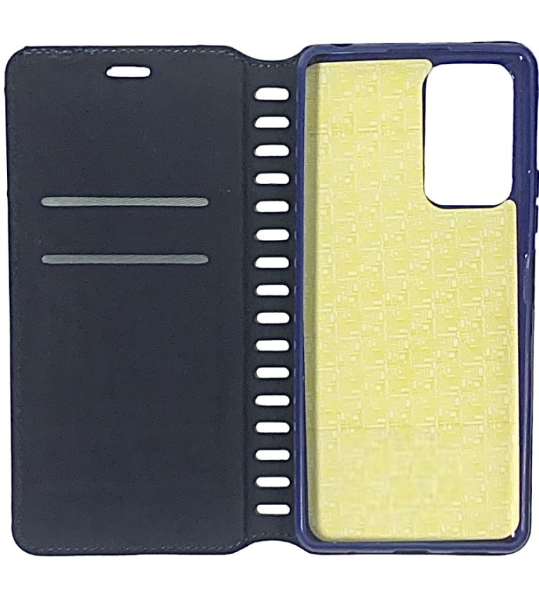 Чохол-книжка Leather Folio для Samsung S21 FE- синій — изображение 2