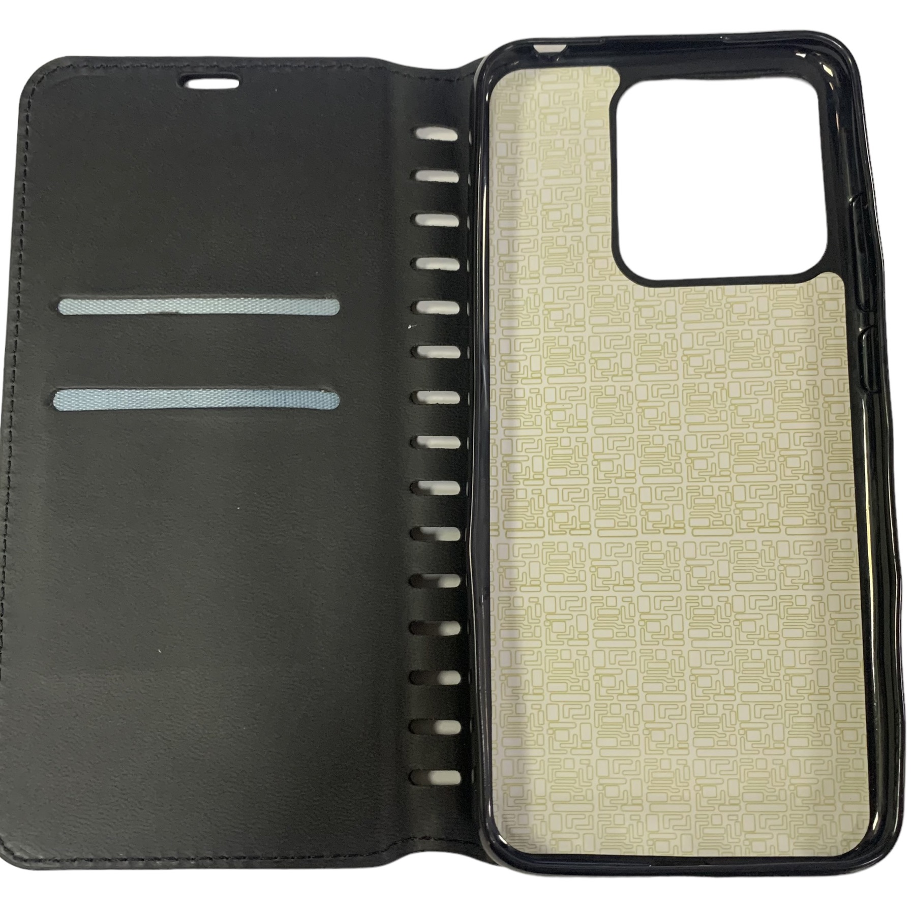 Чохол-книжка Leather Folio для Xiaomi Redmi 10A- чорний — изображение 2
