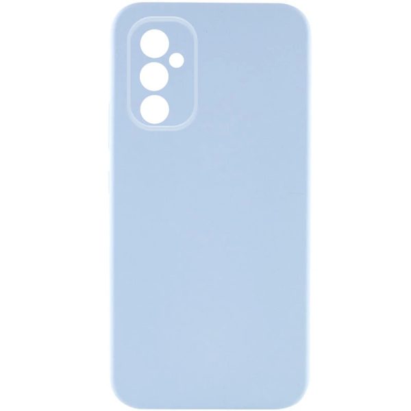 Накладка (з мікрофіброю) Silicone Cover Lakshmi Full Camera для Samsung A36 5G- блакитний