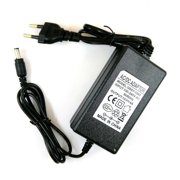Мережевий зарядний пристрій 12V/4A (5.5 * 2.5mm)