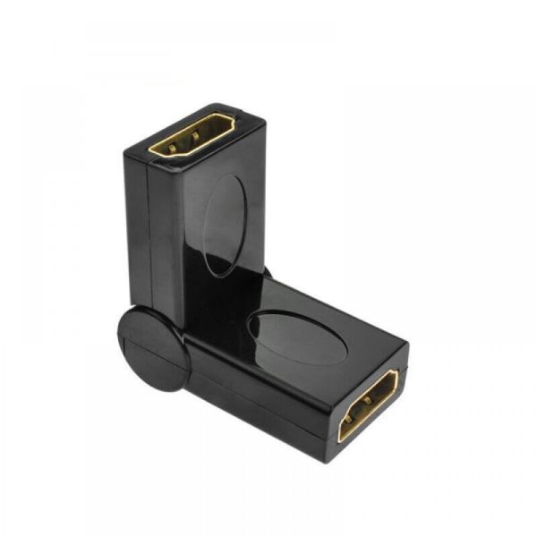 Перехідник HDMI F/HDMI F поворотний