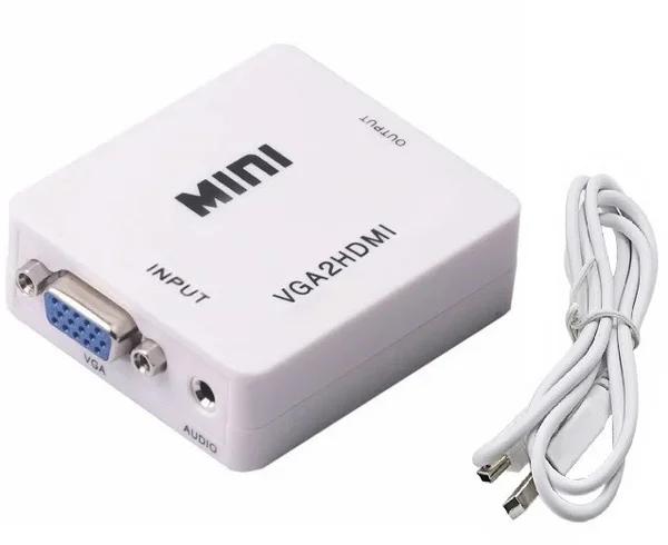 Перехідник (конвертер) Mini VGA2HDMI (VGA / HDMI) (розширення 1080P)