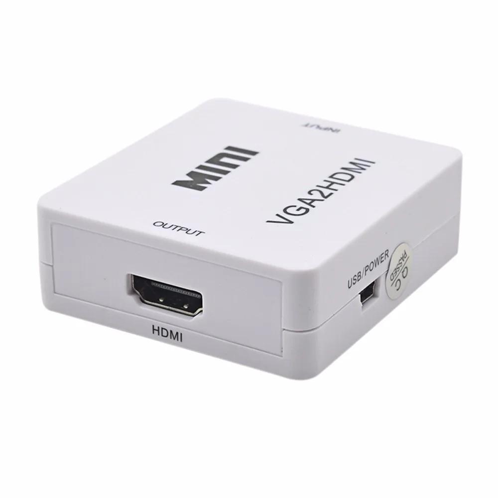 Перехідник (конвертер) Mini VGA2HDMI (VGA / HDMI) (розширення 1080P) — изображение 2