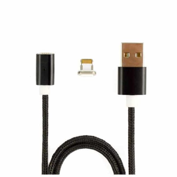 USB кабель Aspor AM-101 Lightning magnetic- чорний