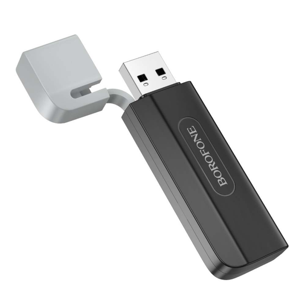Картрідер (Card Reader) Borofone DH9 Wisdom 2-in-1 USB 2.0 — изображение 3