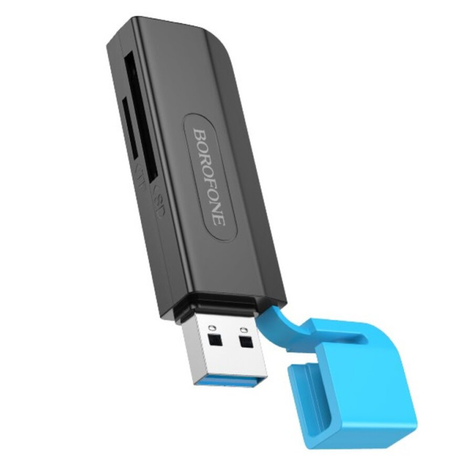 Картрідер (Card Reader) Borofone DH9 Wisdom 2-in-1 USB 3.0