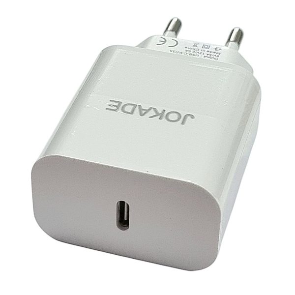 Мережевий зарядний пристрій Jokade JB072 LIUBO (PD30W / USB-C)- білий