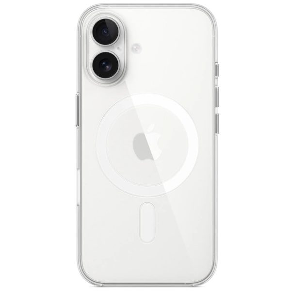 Накладка Clear Case with Magnetic and Animation для iPhone 16- прозорий