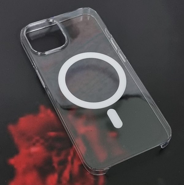 Накладка Clear Case with Magnetic and Animation для iPhone 15 Pro- прозорий