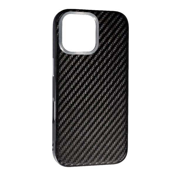 Накладка Carbon with Magnetic для iPhone 16 Pro Max- чорний