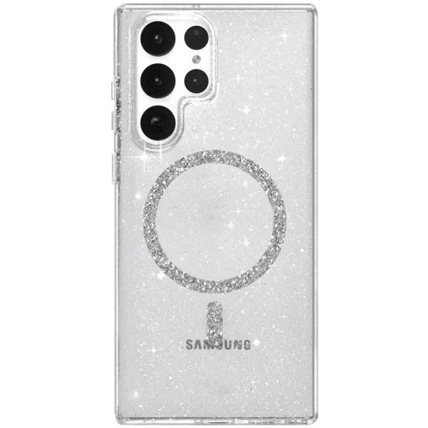 Накладка Eclipse Sparkle with Magnetic для Samsung S24 Ultra- прозорий