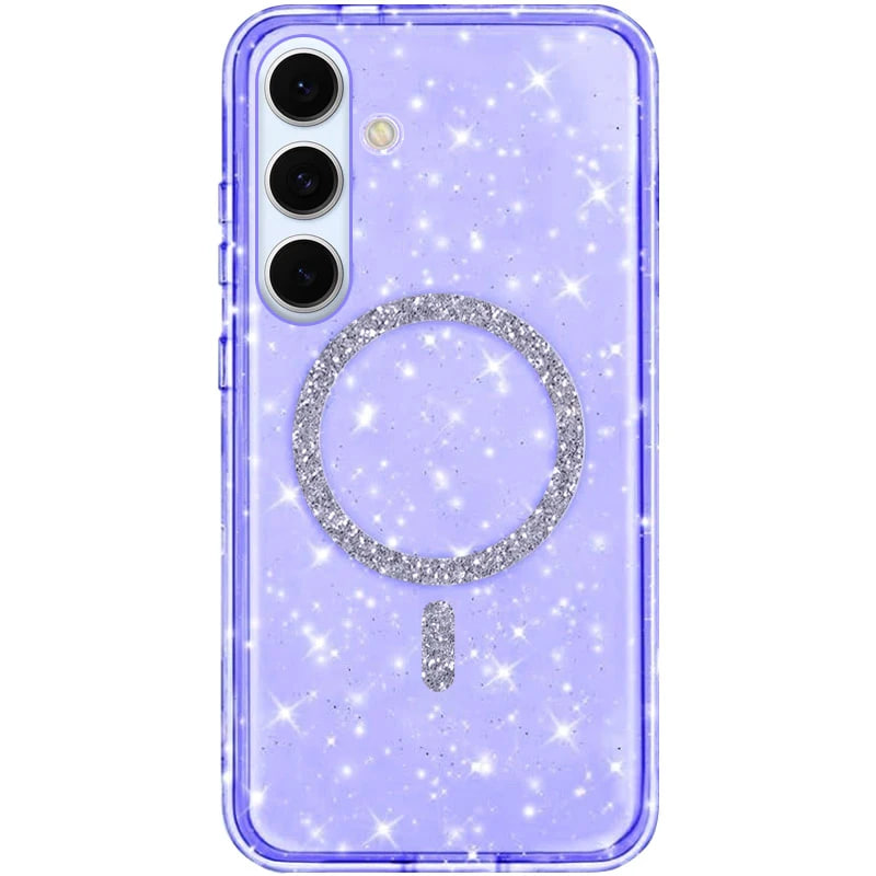 Накладка Eclipse Sparkle with Magnetic для Samsung S25- фіолетовий