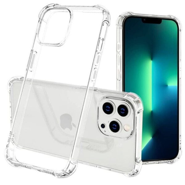 Накладка GETMAN посилені кути для iPhone 13 Pro- прозорий