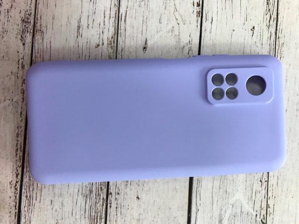 Накладка (з мікрофіброю) Aspor Silicone Full для Xiaomi Mi 10T / Mi 10T Pro- фіолетовий